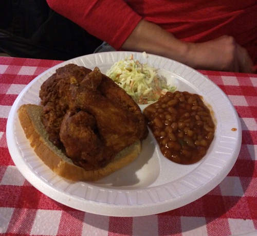 gus's fried chicken plate