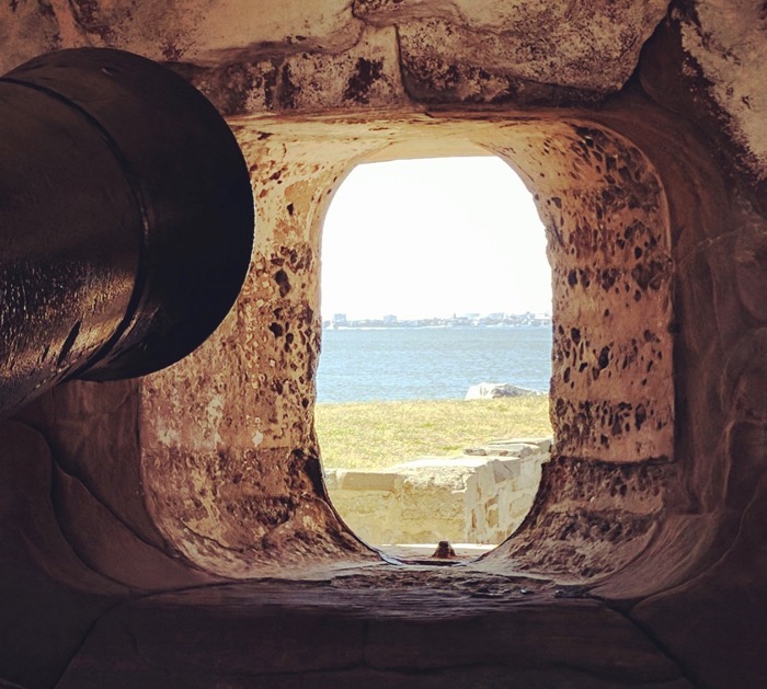 view of charleston from ft sumter
