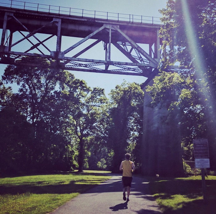 Running the Shelby Bottoms Greenway