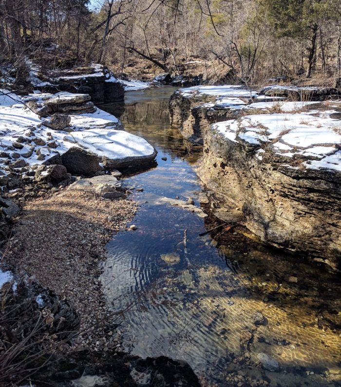creek on coy bald trail