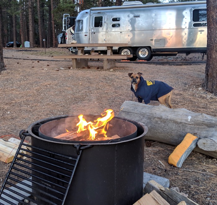 Grand Canyon campsite fire