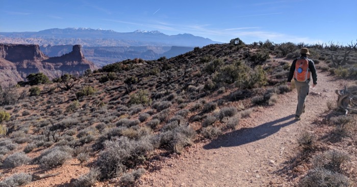 east rim trail at dead horse point state park
