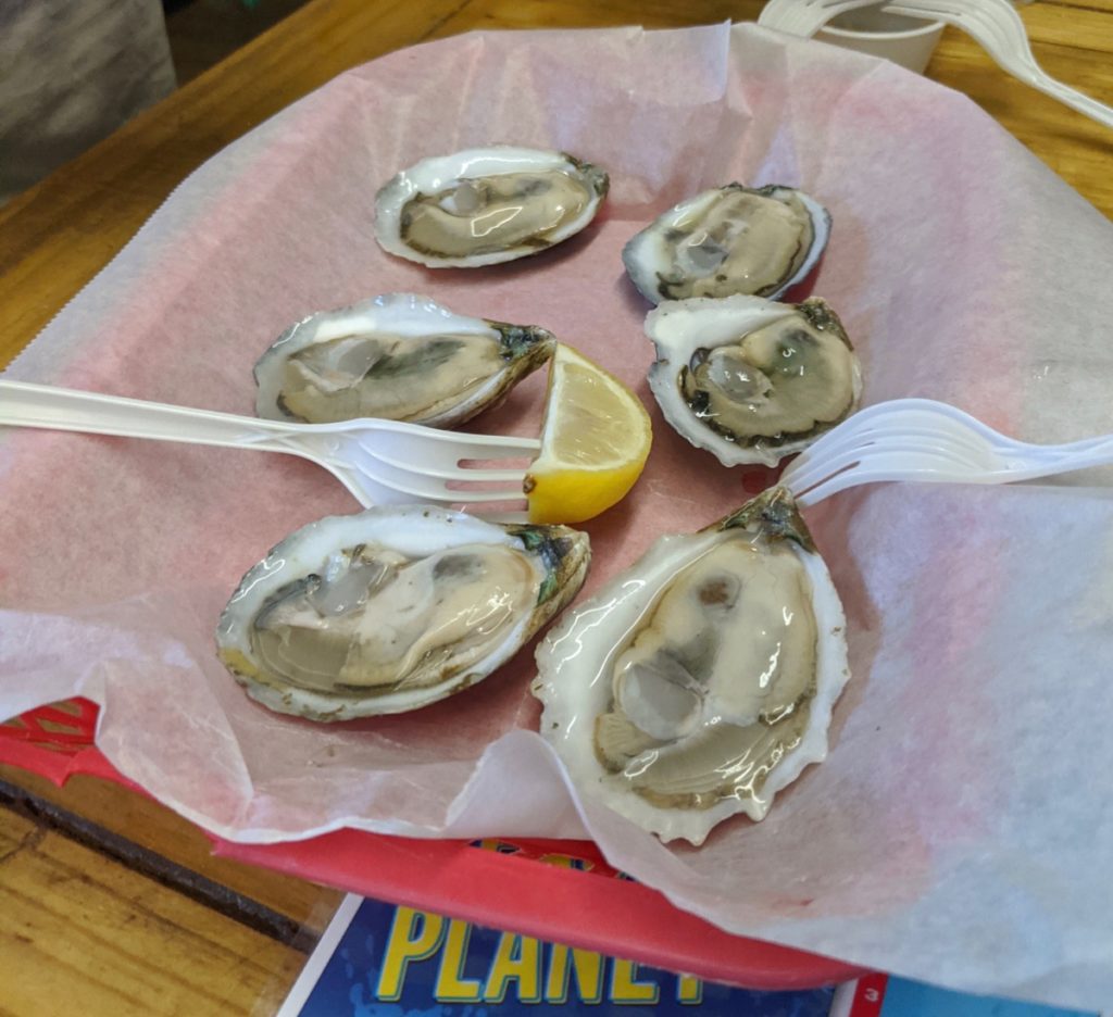 oysters at Lynn's in Eastpoint