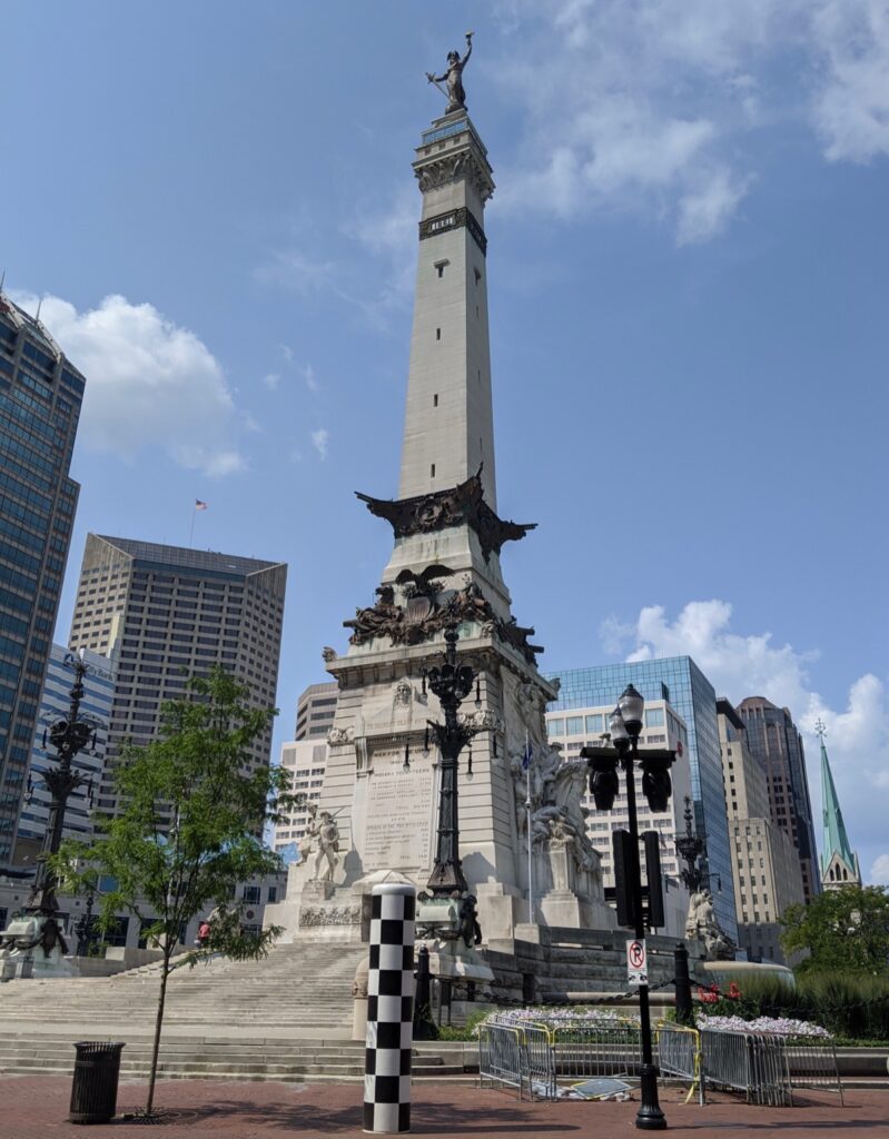 monument circle, indy