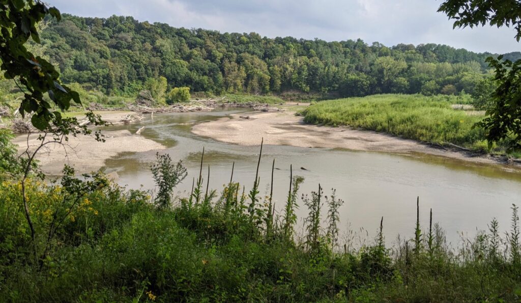 the Minnesota River in New Ulm