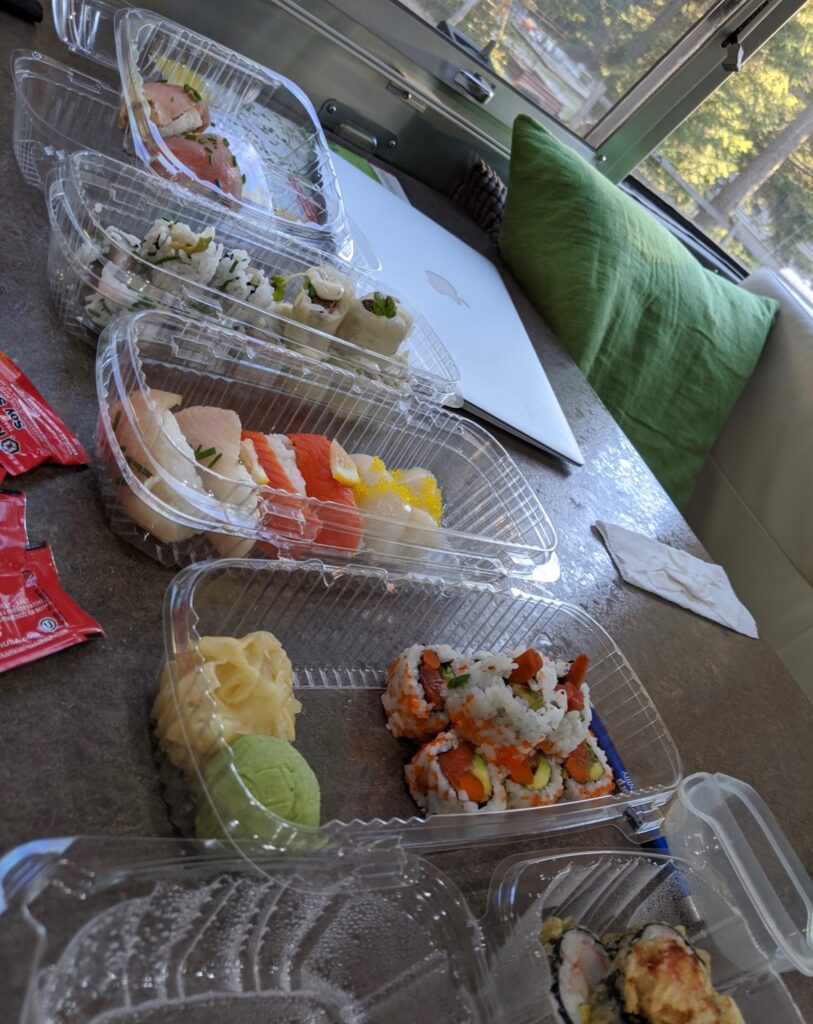 sushi from whitefish, mt