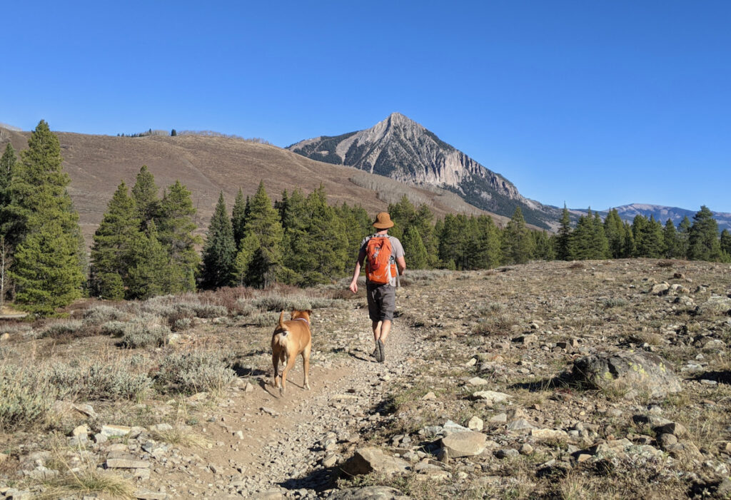 hiking Lower Loop in Crested Butte