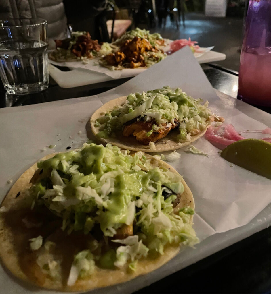 tacos at Boca Taco