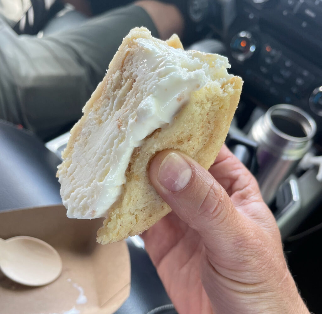 another ice cream sandwich from Blue Deer