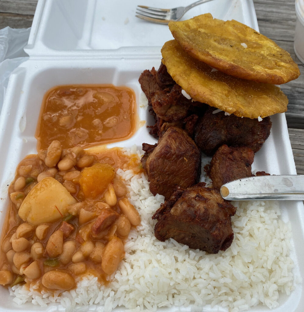 cuban food from Deluna's Cafe