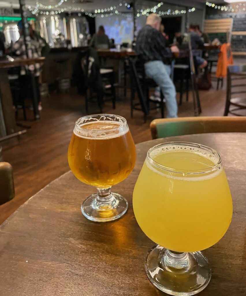 beers at soggy bottom brewing