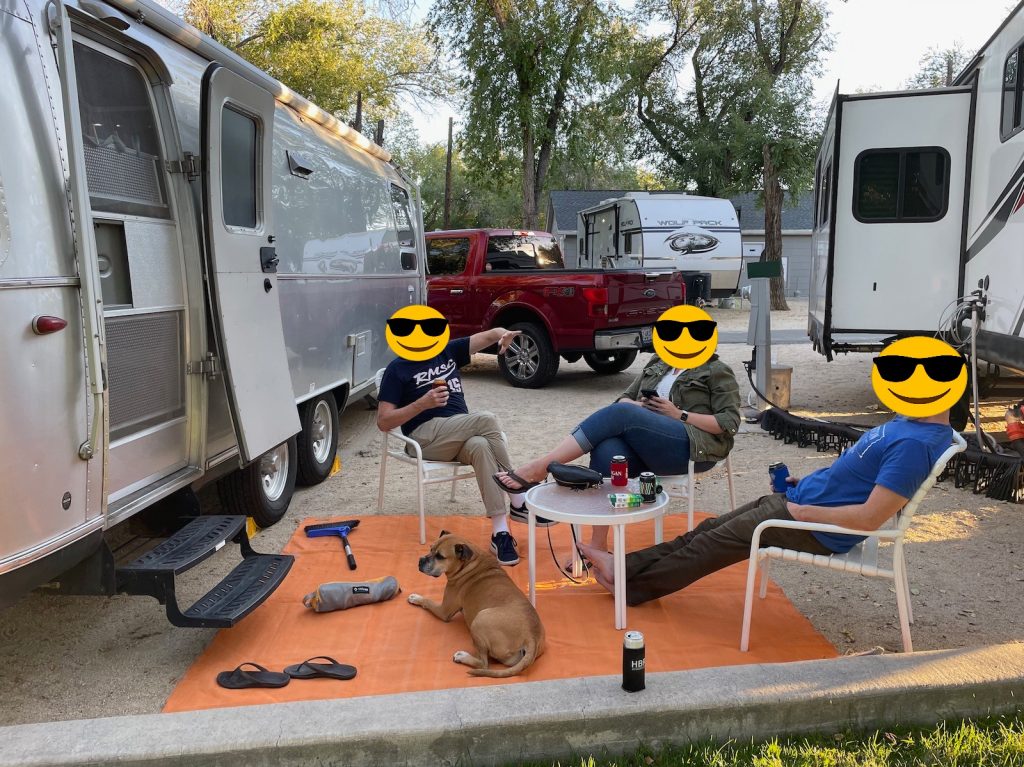 hanging at the Airstream at River West RV