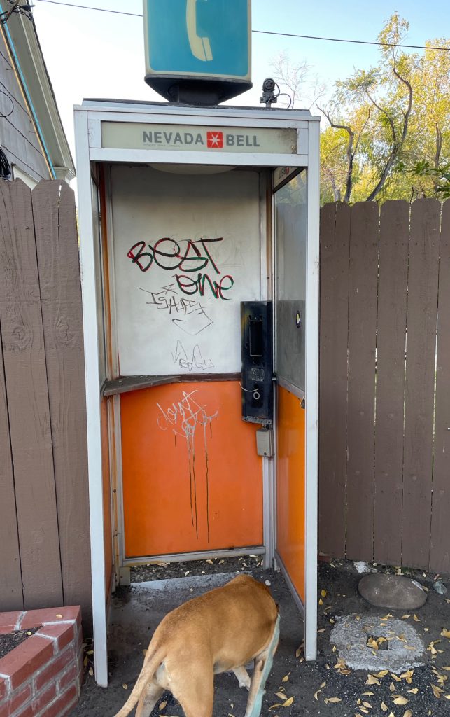 a phone booth