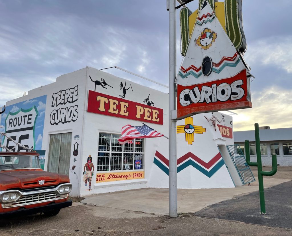 Tee Pee Curious in Tucumcari