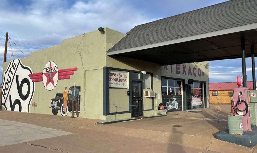 old Texaco station in Tucumcari
