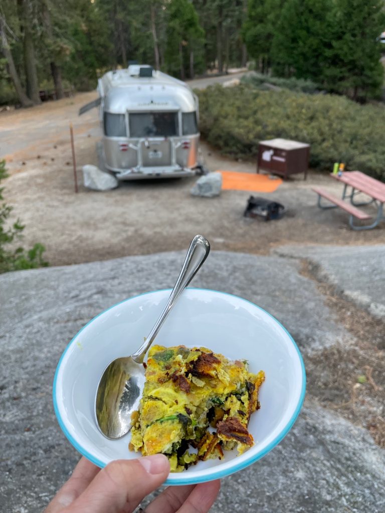 frittata in Kings Canyon NP