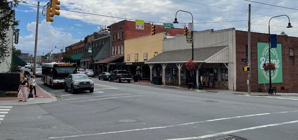 King Street in downtown Boone