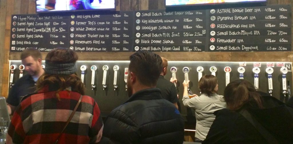 taps at catawba brewing