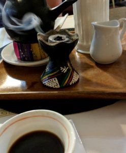 Ethiopian coffee at Gojo