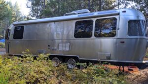 the Airstream at Signal Mountain Campground