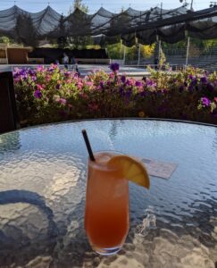 a cocktail at Duchin Lounge in Sun Valley