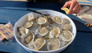 oysters at The Station in Apalachicola