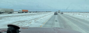 frozen I-10 in New Mexico