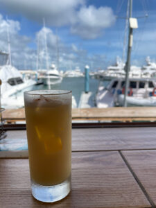 cocktail at Pirate's Cove