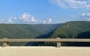 Long Point from the New River Gorge Bridge