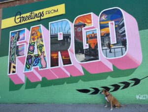 Bugsy and another Fargo mural